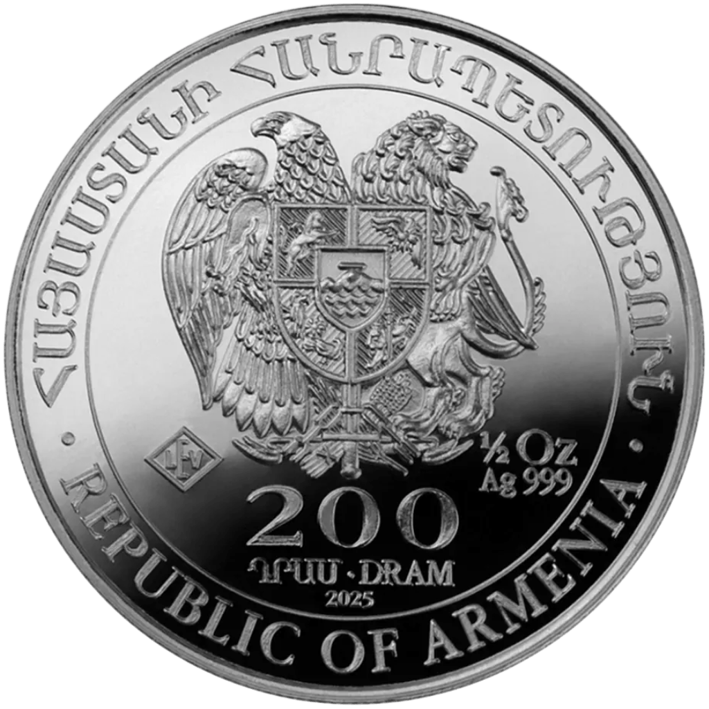 Zilveren Noahs Ark munt 1/2 troy ounce