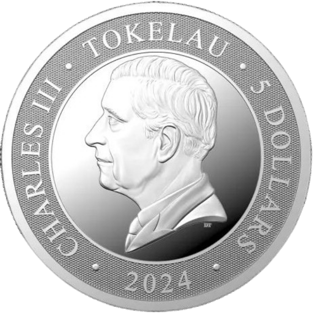 Zilveren Oceania Crocodile munt 1 troy ounce