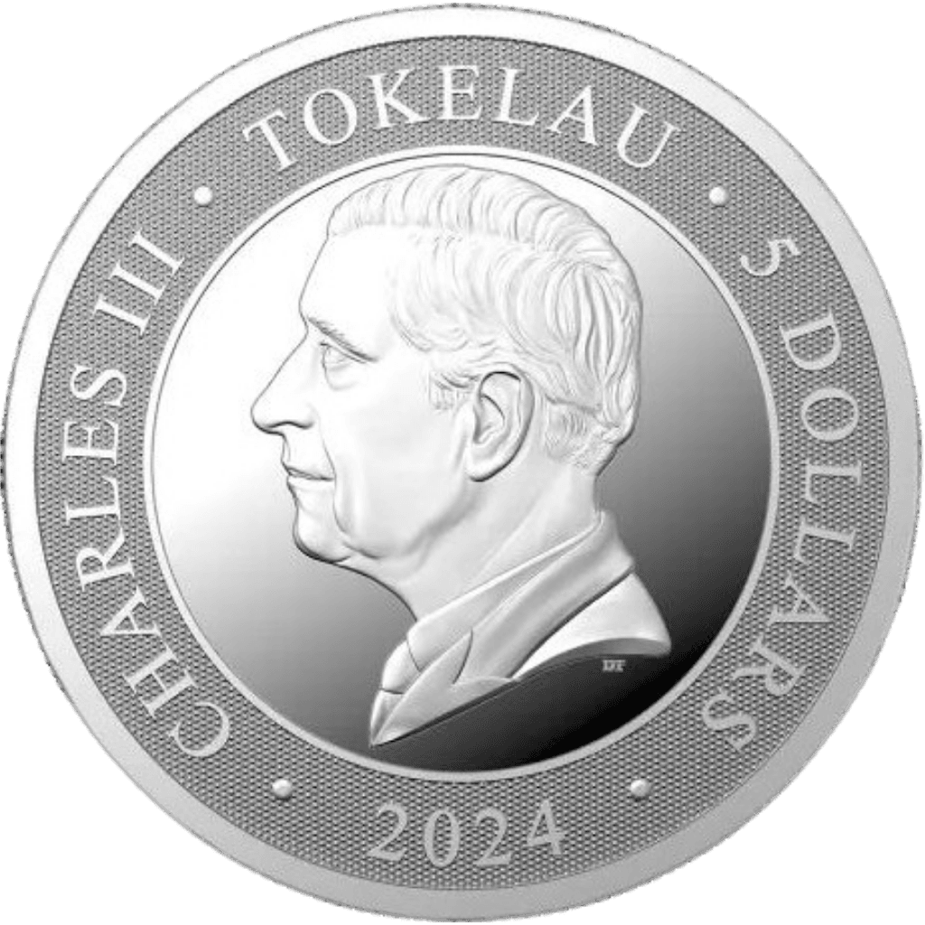 Zilveren Oceania Crocodile munt 1 troy ounce