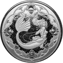 Zilveren Pacific Mermaid munt 1 troy ounce 1