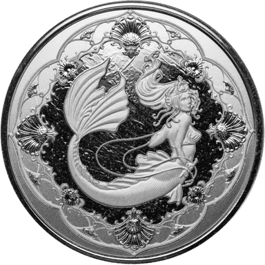 Zilveren Pacific Mermaid munt 1 troy ounce