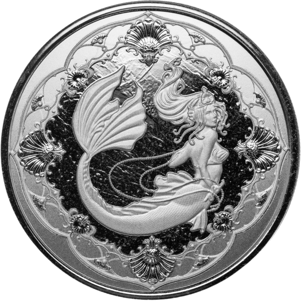 Zilveren Pacific Mermaid munt 1 troy ounce