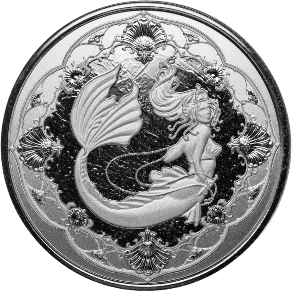 Zilveren Pacific Mermaid munt 1 troy ounce