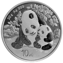 Zilveren panda munt 30 gram 1