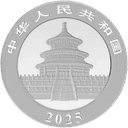 Zilveren panda munt 30 gram 2