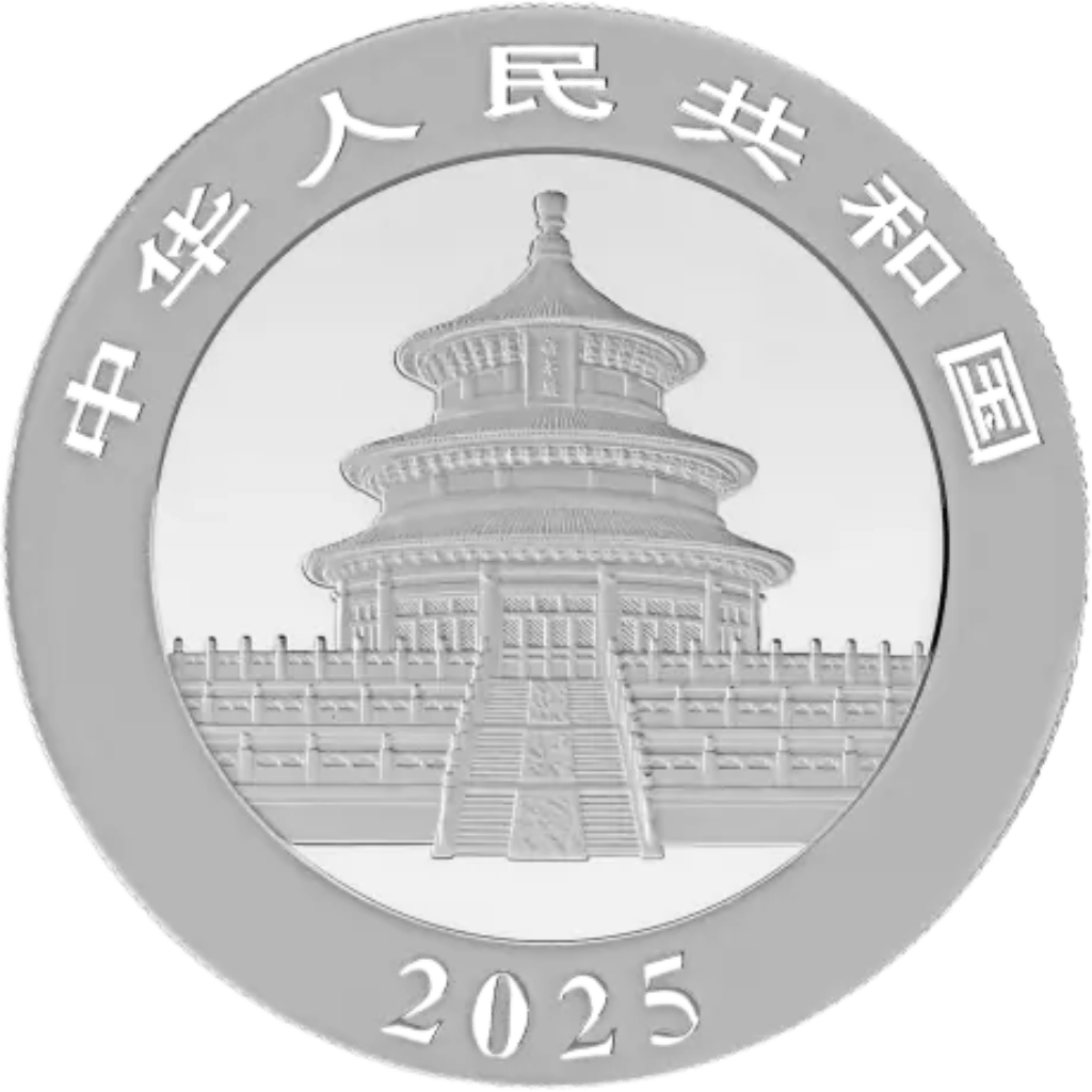 Zilveren panda munt 30 gram