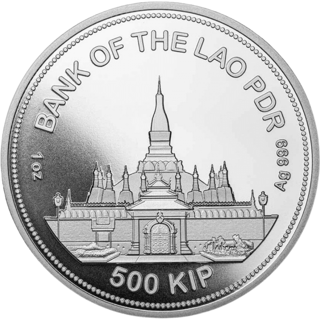 Zilveren Panthera Tigris munt 1 troy ounce