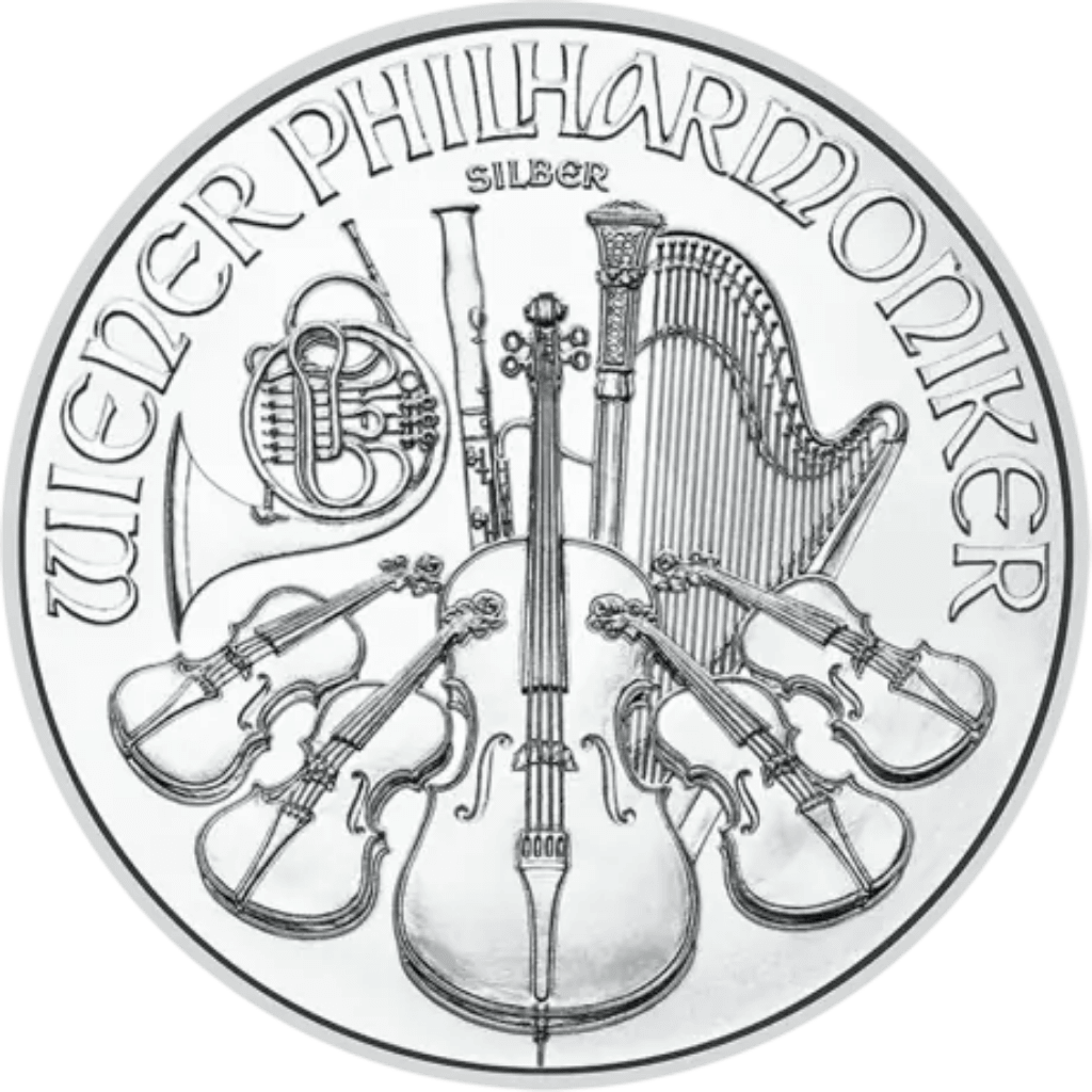 Zilveren Philharmoniker munt 1 troy ounce CU