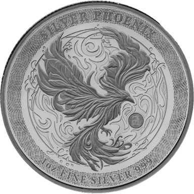 Zilveren Phoenix munt 1 troy ounce