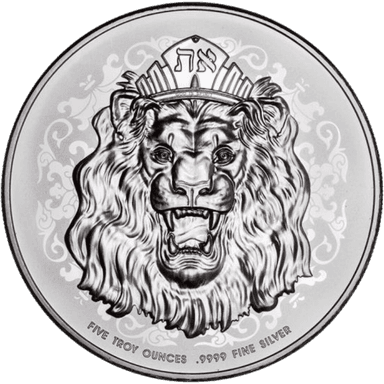 Zilveren Roaring Lion munt 1 troy ounce