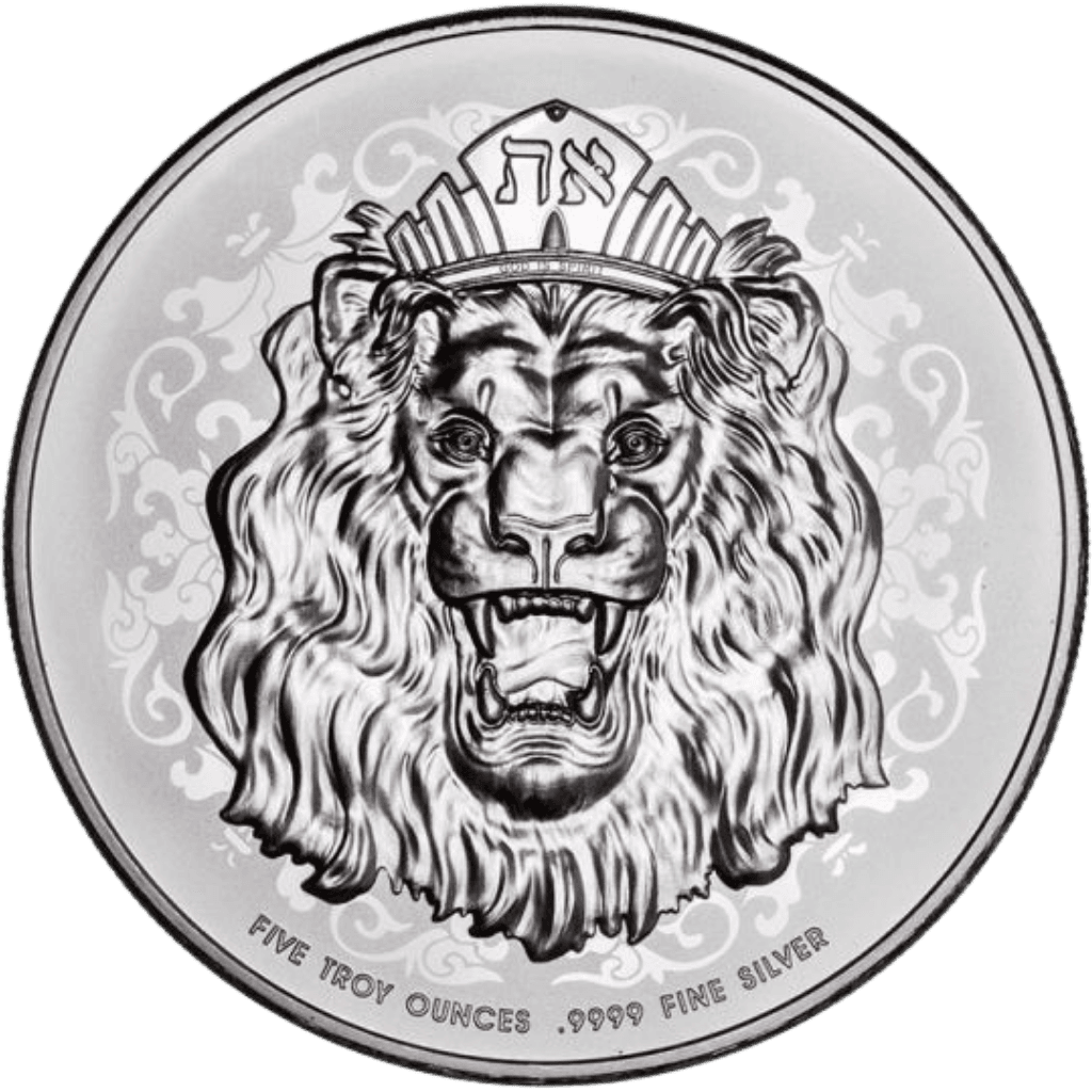 Zilveren Roaring Lion munt 1 troy ounce