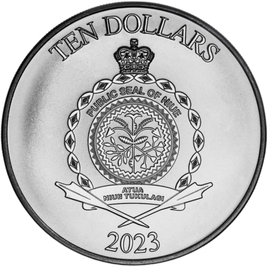 Zilveren Roaring Lion munt 1 troy ounce