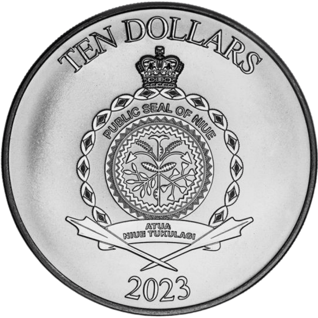 Zilveren Roaring Lion munt 1 troy ounce