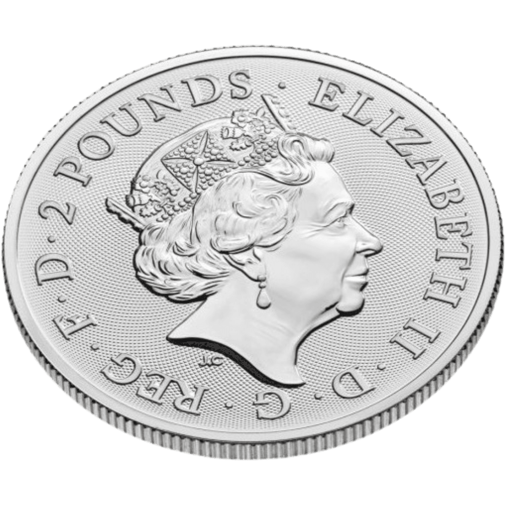 Zilveren The Rolling Stones munt 1 troy ounce