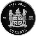 Zilveren Samurai Ancient Warriors munt 1 troy ounce 2