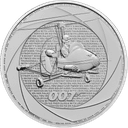 Zilveren Six Decades of James Bond munt 1 troy ounce 1