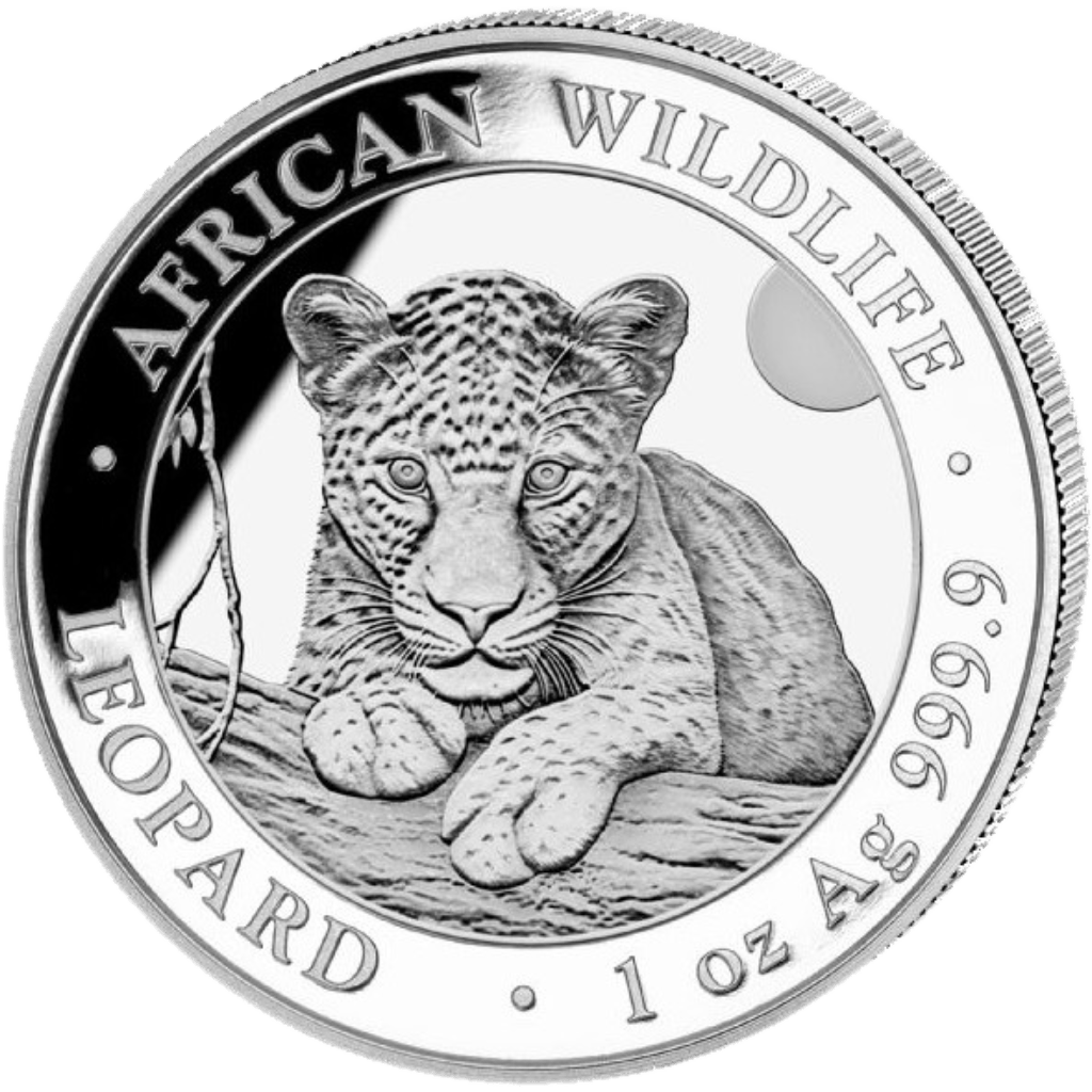 Zilveren Somalische Luipaard munt 1 troy ounce