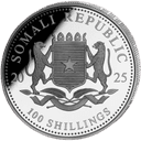 Zilveren Somalische Luipaard munt 1 troy ounce 2