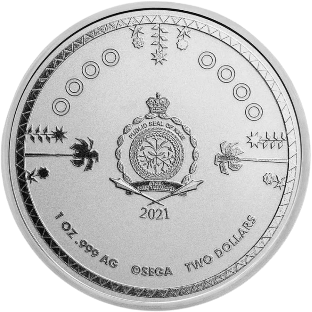 Zilveren Sonic munt 1 troy ounce