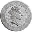 Zilveren St. Helena Standing Lion Guinea munt 1.25 troy ounce 1