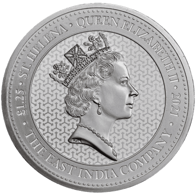 Zilveren St. Helena Standing Lion Guinea munt 1.25 troy ounce