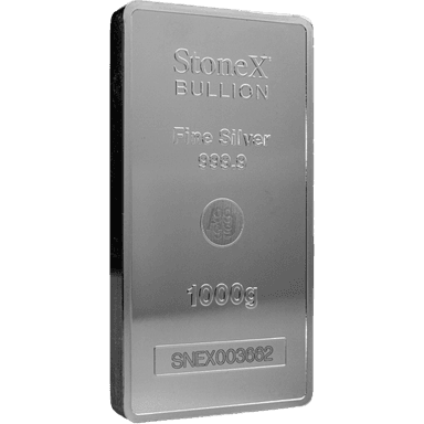 Zilveren muntbaar StoneX 1 kilo