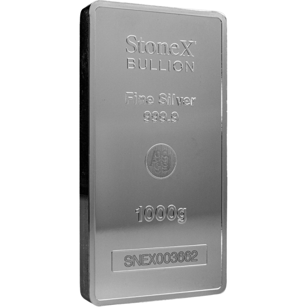 Zilveren muntbaar StoneX 1 kilo