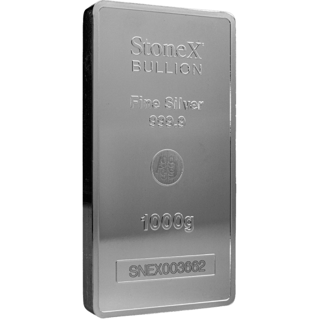 Zilveren muntbaar StoneX 1 kilo
