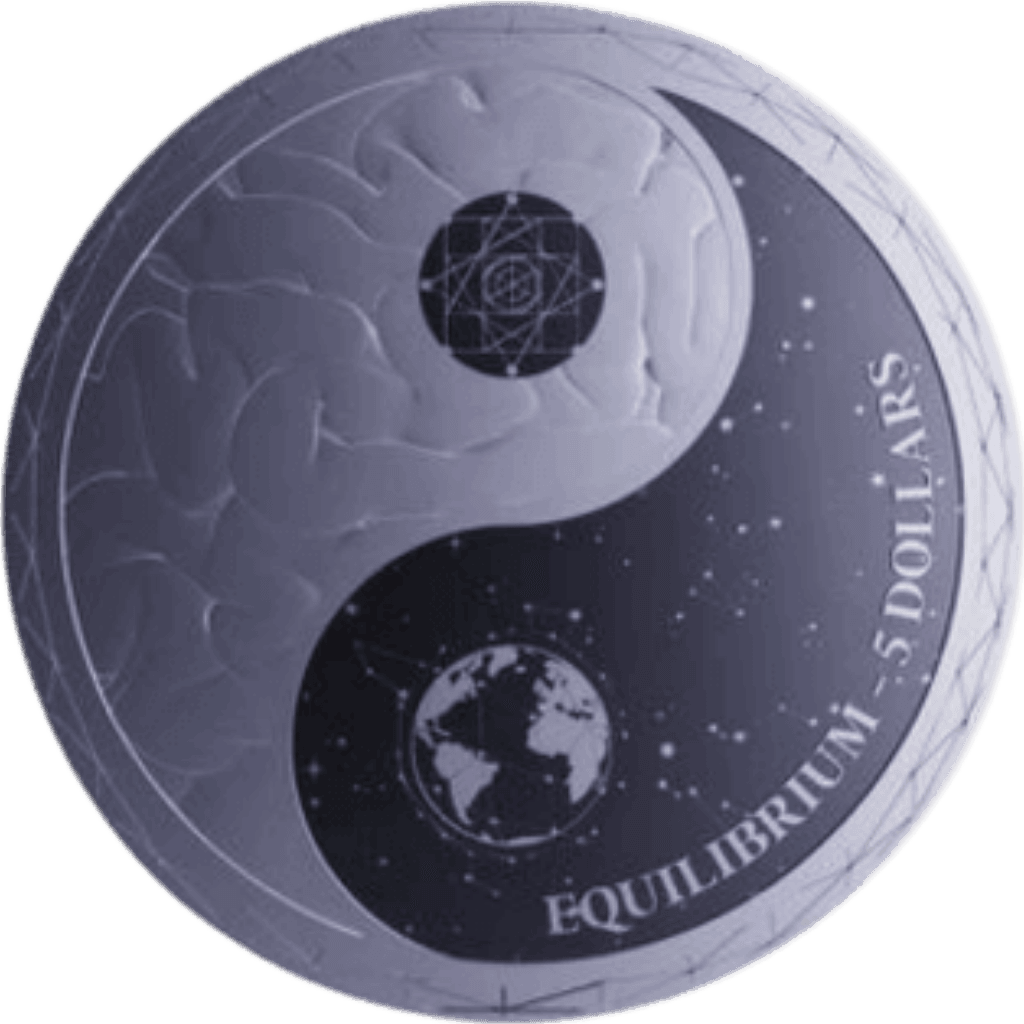 Zilveren Tokelau Equilibrium munt 1 troy ounce