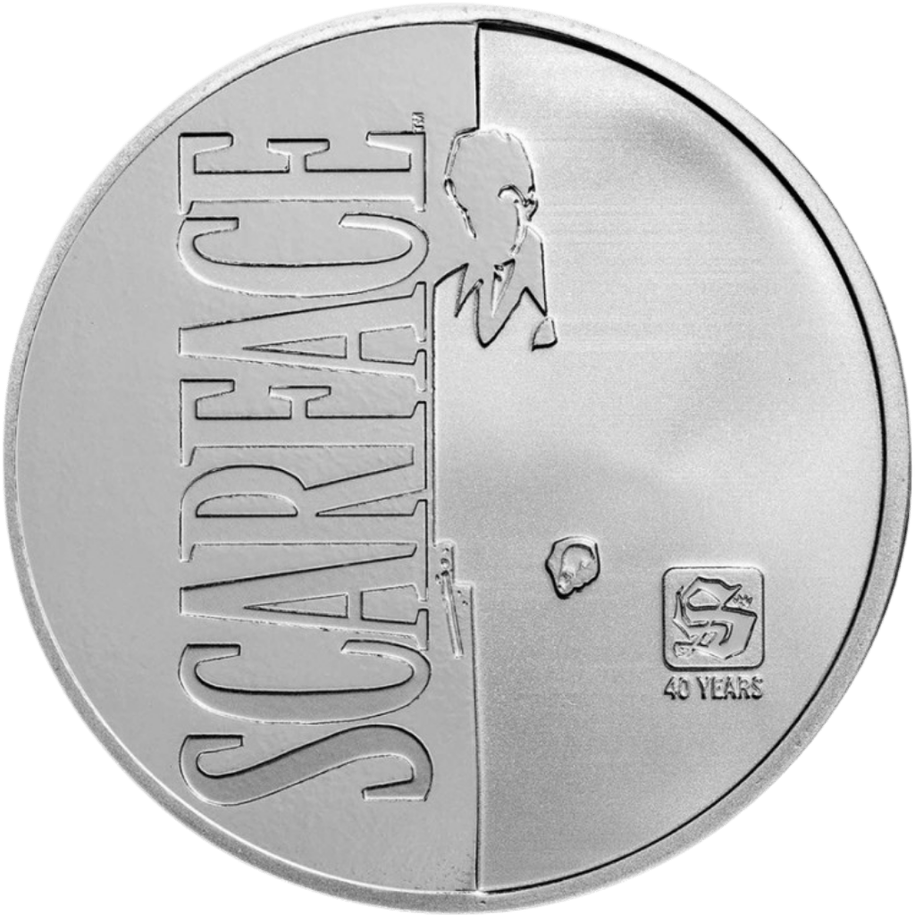 Zilveren Tony Montana 40th anniversary munt 1 troy ounce