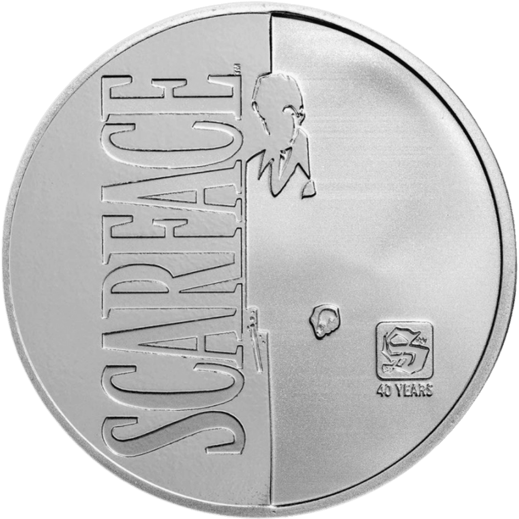 Zilveren Tony Montana 40th anniversary munt 1 troy ounce