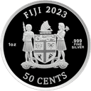 Zilveren Mythical Creatures Unicorn munt 1 troy ounce 2