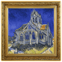 Zilveren Vincent van Gogh The Church at Auvers munt 1 troy ounce 1