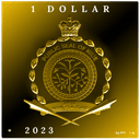 Zilveren Vincent van Gogh Valley with ploughman 1 troy ounce 2