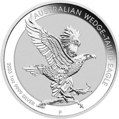 Zilveren Wedge-Tailed Eagle munt 1 troy ounce