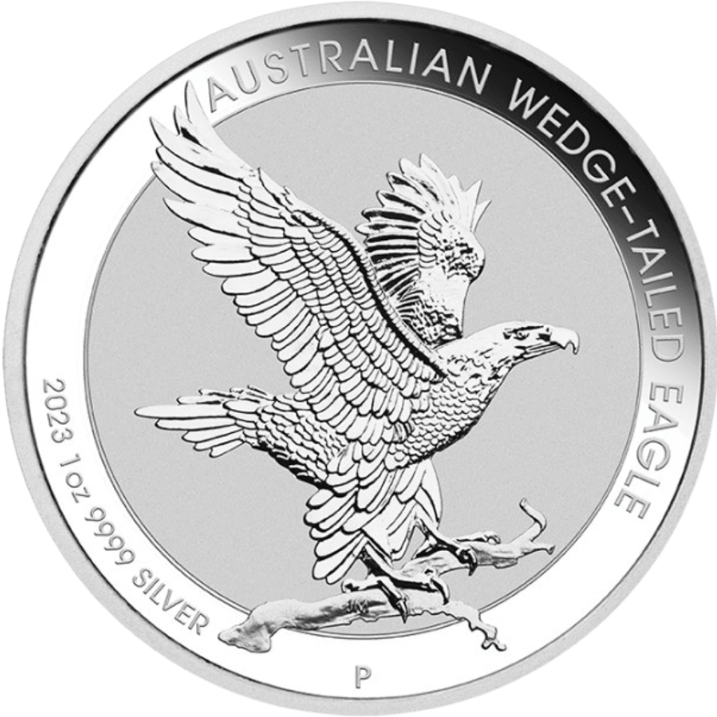 Zilveren Wedge-Tailed Eagle munt 1 troy ounce