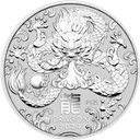 Zilveren Lunar munt 2 troy ounce 1