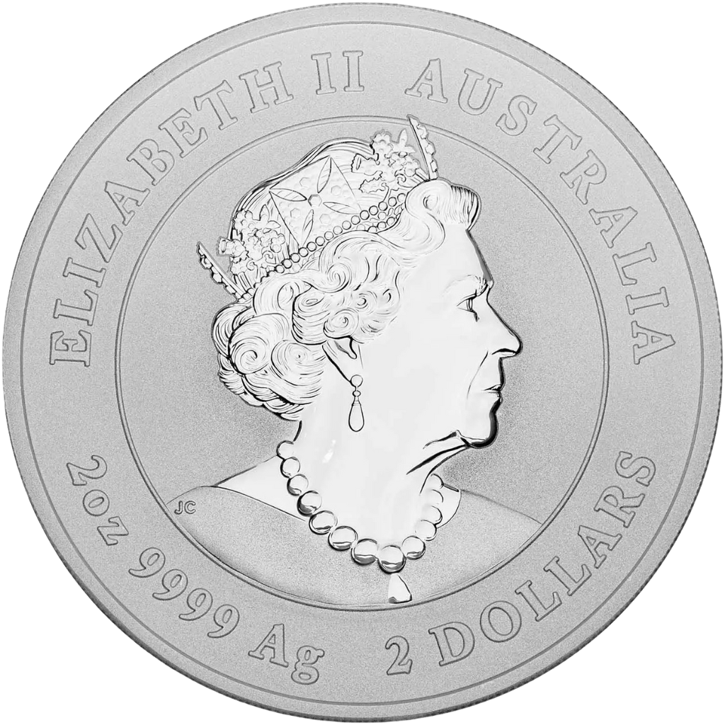 Zilveren Lunar munt 2 troy ounce