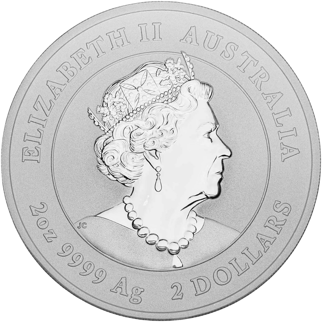 Zilveren Lunar munt 2 troy ounce