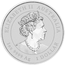 Zilveren Lunar series munt 1 troy ounce 2