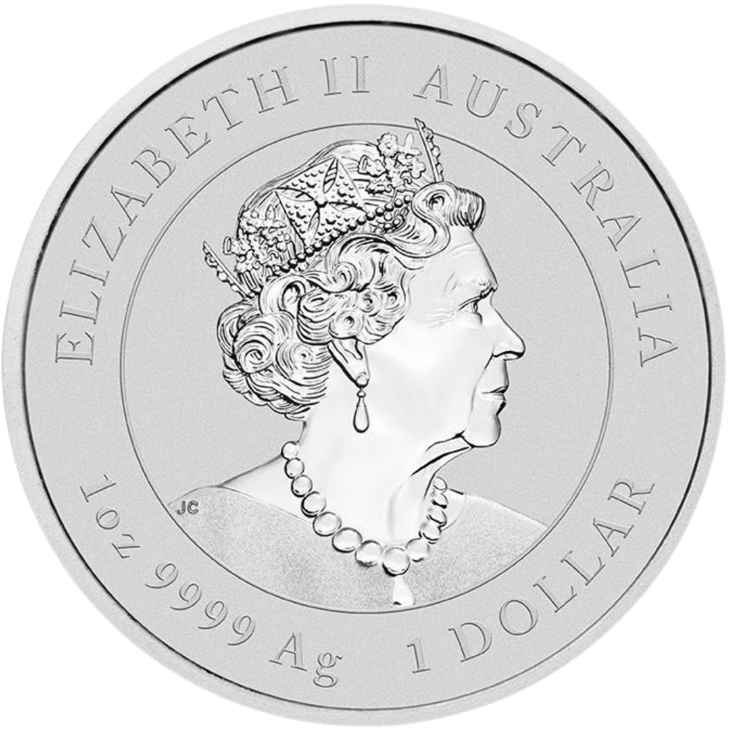 Zilveren Lunar series munt 1 troy ounce