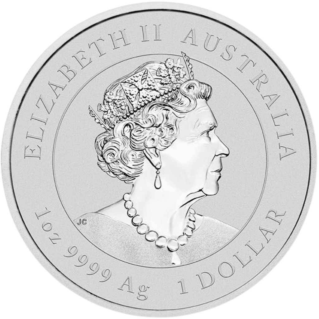 Zilveren Lunar series munt 1 troy ounce