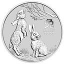 Zilveren Lunar munt 1/2 troy ounce 1