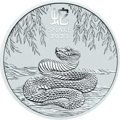Zilveren Lunar munt 2 troy ounce