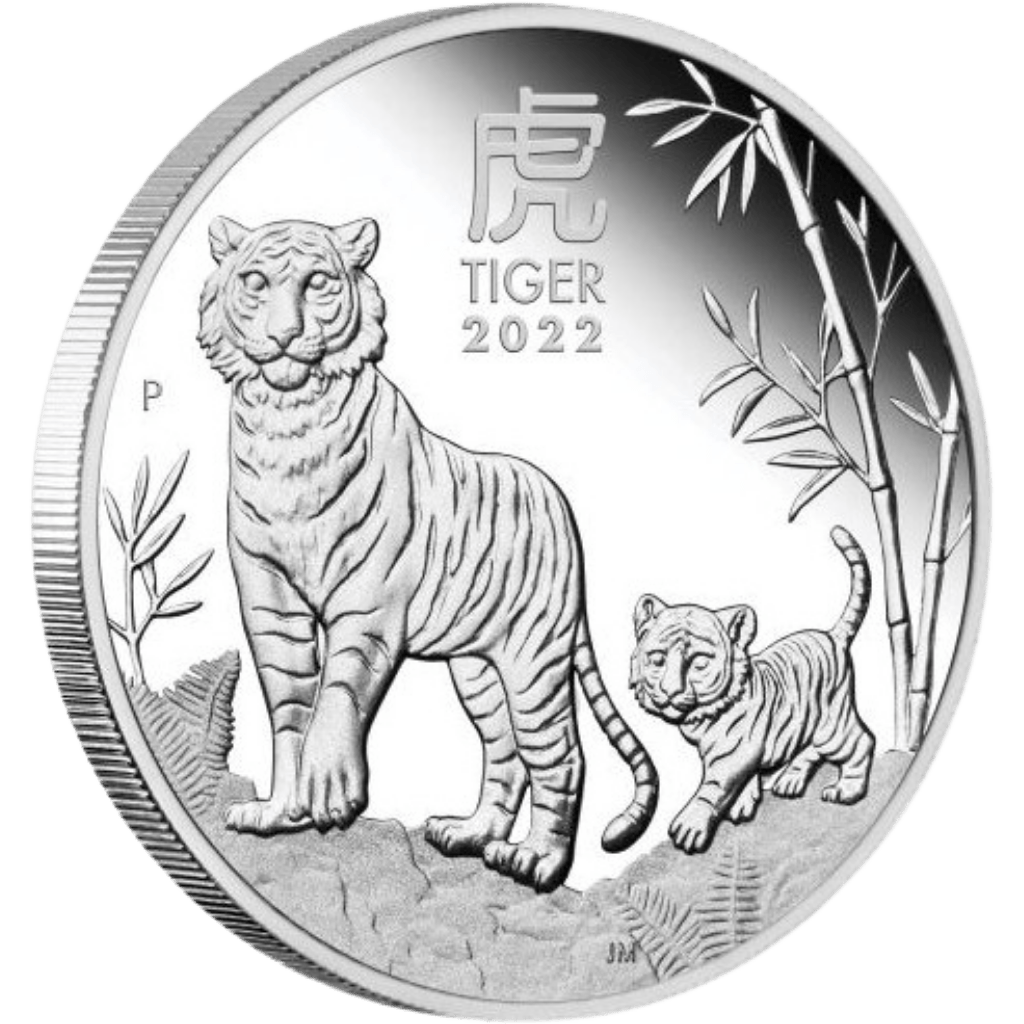 Zilveren Lunar series munt 1 troy ounce