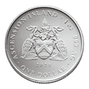 Zilveren ascension island munt 1 troy ounce 2
