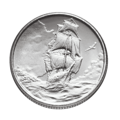 Zilveren ascension island munt 1 troy ounce