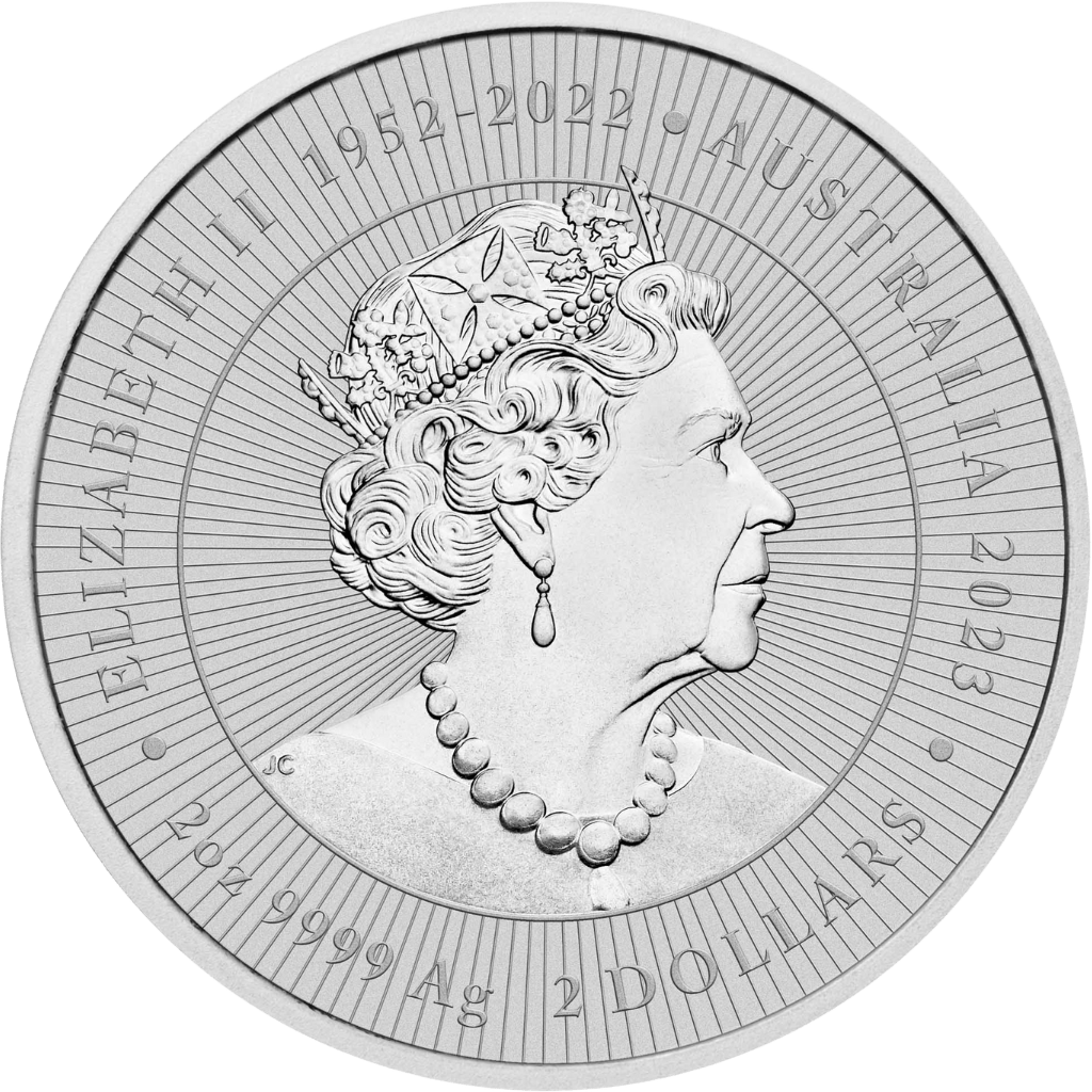 Zilveren Kangaroo Mother & baby munt 2 troy ounce