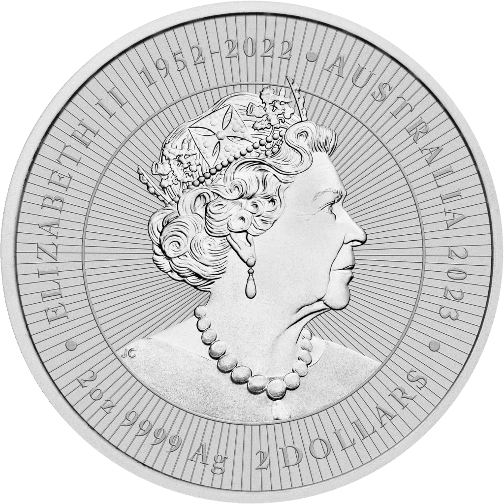 Zilveren Kangaroo Mother & baby munt 2 troy ounce