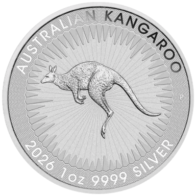 Zilveren Kangaroo munt 1 troy ounce CU